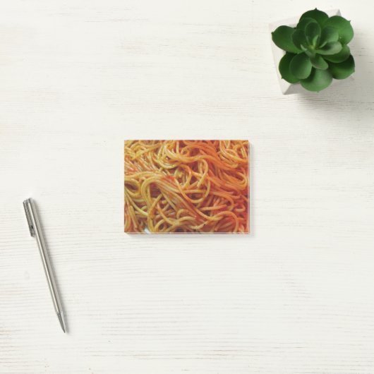 Spaghetti Post merkt op Post-it® Notes (Kantoor)