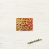 Spaghetti Post merkt op Post-it® Notes (Op bureau)