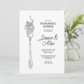 Spaghetti Proefavond Diners Kaart (Staand voorkant)