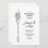 Spaghetti Proefavond Diners Kaart (Voorkant / Achterkant)