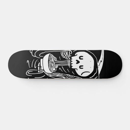 Spaghetti Reaper minimalistisch skateboard (Horizontaal)