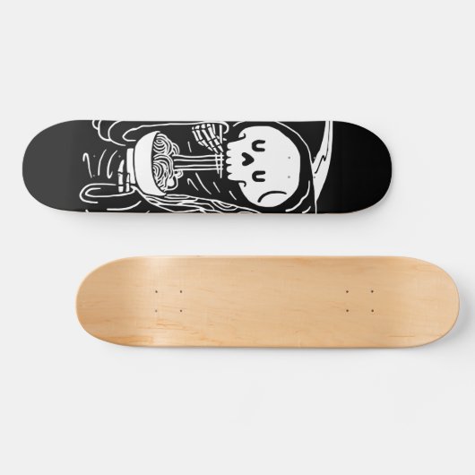 Spaghetti Reaper minimalistisch skateboard (Horizontaal)