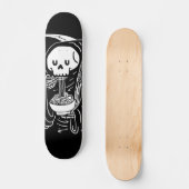 Spaghetti Reaper minimalistisch skateboard (Voorkant)