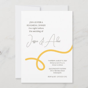 Spaghetti repetitie diner kaart