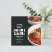 Spaghetti repetitie diner kaart (Staand voorkant)