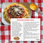 Spaghetti Sauce Recipe Briefkaart