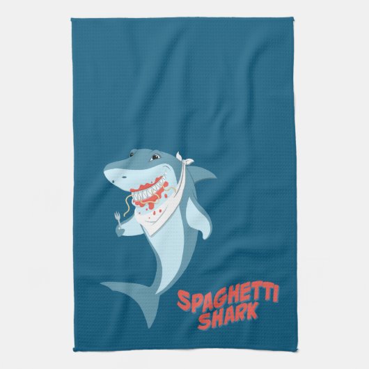 Spaghetti Shark Theedoek (Verticaal)