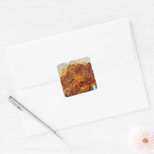 Spaghetti Square Sticker (Envelop)