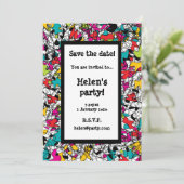 Spaghetti Tangle slaat de Kaart Datum op (Staand voorkant)