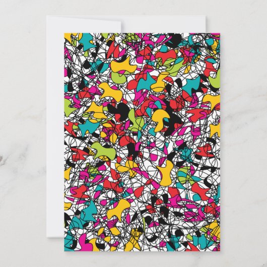 Spaghetti Tangle slaat de Kaart Datum op (Achterkant)