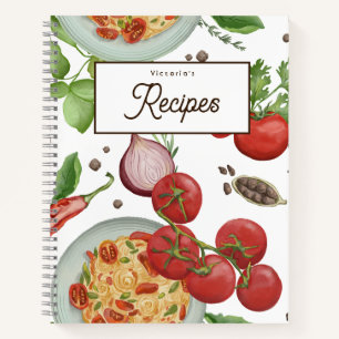 Spaghetti Thema  Receptenboek Notitieboek