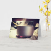 "Spaghetti Tijd" Beterschap Kaart (Gele Bloem)