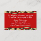 Spaghetti tomato voor de catering van Italiaanse v Visitekaartje (Achterkant)