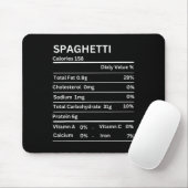 Spaghetti Voedingsfeiten Grappige Thanksgiving Nut Muismat (Met muis)