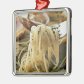 Spaghetti Vongole Bianco Metalen Ornament (Links)