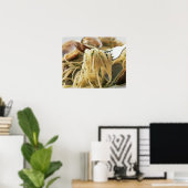 Spaghetti Vongole Bianco Poster (Thuiskantoor)