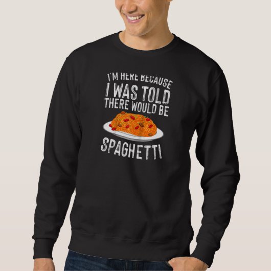 Spaghetti voor mannen Spaghetti pasta ragla Trui (Voorkant)
