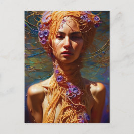 Spaghetti Woman Briefkaart