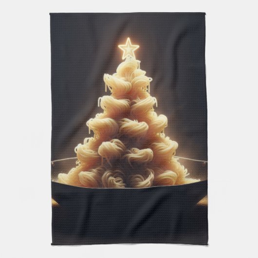 Spaghetti Wonderland Theedoek (Verticaal)