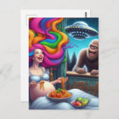 Spaghetti zo lekker dat ik geen idee heb wat er bu briefkaart (Voorkant / Achterkant)