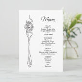 Spaghettidiner  menu (Staand voorkant)