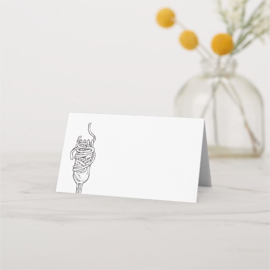 Spaghettidiner Plaatskaartje (Voorkant)