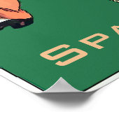 Spaghettini Pasta-Man en -machine, bewerken tekst Poster (Hoek)