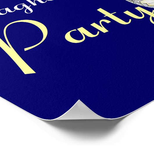 SPAGHETTIPARTY DANS,ITALIAANSE KEUKEN EN TOMATEN POSTER (Hoek)