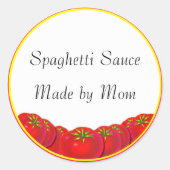 Spaghettisaus Custom Inblikken Labels (Voorkant)