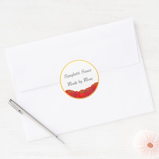 Spaghettisaus Custom Inblikken Labels (Envelop)