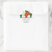 Spaghettisaus Ingrediënten Ronde Sticker (Tas)