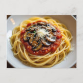 Spaghettisaus Recept Briefkaart (Voorkant)