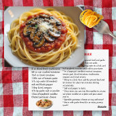 Spaghettisaus Recept Briefkaart