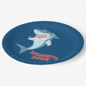 spaghettishaai papieren bordje (Gekanteld)