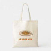 Spaghettitas voor pastaliefhebbers tote bag (Achterkant)