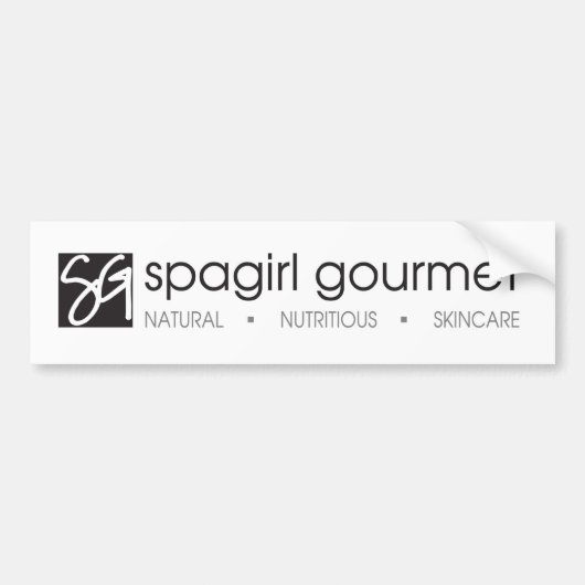 Spagirl Gourmet Sticker (Voorkant)