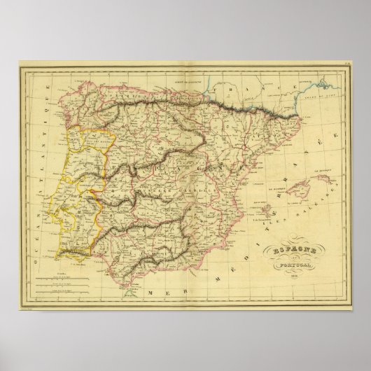 Spain and Portugal 15 Poster (Voorkant)