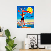 Spain, Coast of the sun Malaga Poster (Thuiskantoor)