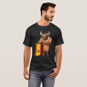 Spain fan bull t-shirt (Voorkant volledig)
