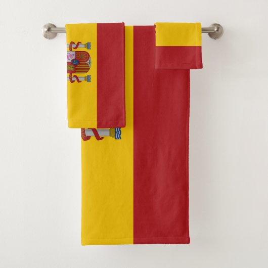 Spain Flag Bad Handdoek (Insitu)