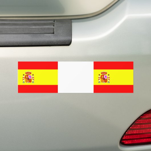 Spain Flag car sticker (Op auto)