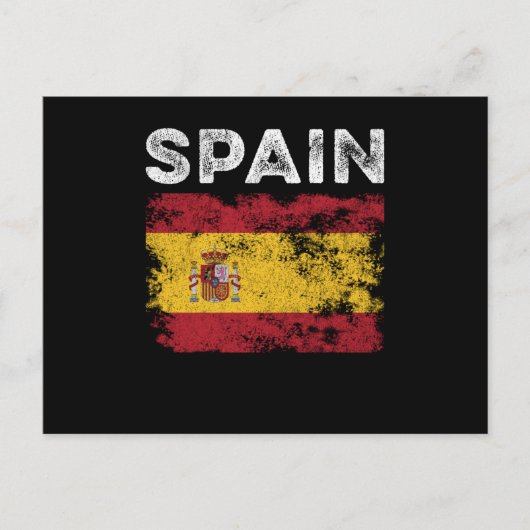 Spain Flag Distressed - Spanish Flag Briefkaart (Voorkant)