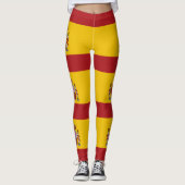 Spain Flag Leggings (Voorkant)