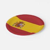 Spain Flag Papieren Bordje (Gekanteld)
