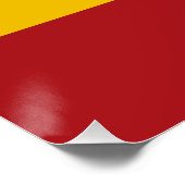 Spain Flag Perfect Poster (Hoek)