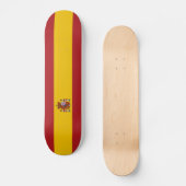 Spain Flag Persoonlijk Skateboard (Voorkant)