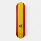 Spain Flag Persoonlijk Skateboard (Voorkant)