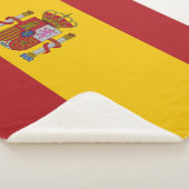 Spain Flag Sherpa Deken (3/4)