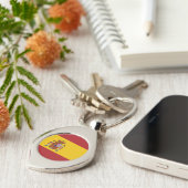 Spain Flag Sleutelhanger (Zijkant)