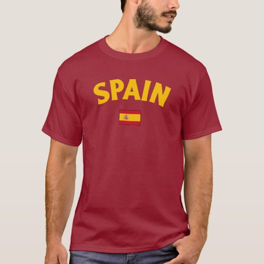Spain Flag T-shirt (Voorkant)